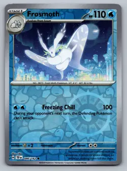 Pokemon TCG SV05: Temporal Forces Frosmoth 046/162 Reverse Holo - Image 1