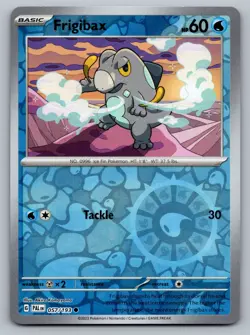 Pokemon TCG SV02: Paldea Evolved Frigibax 057/193 Reverse Holo - Image 1