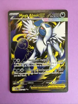Pokemon Mega Absol ex Ultra Rare Holo 161/132 Me01: Mega Evolution NM - Image 1