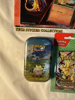 Pokemon Ascended Heroes Lot- ETB, Tech Sticker, 2- Two Pack Blister, Tin - Image 4