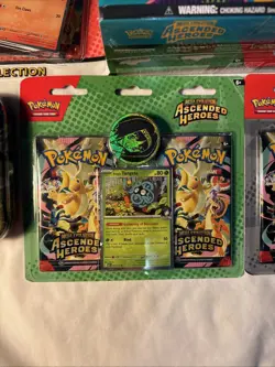 Pokemon Ascended Heroes Lot- ETB, Tech Sticker, 2- Two Pack Blister, Tin - Image 5