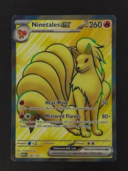 Ninetales ex #186/165 Pokemon SV: Scarlet & Violet 151 2023 NM 🔥 - Image 1