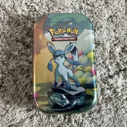Pokemon TCG: Scarlet & Violet-Prismatic Evolutions Mini Tins - Glaceon - Image 1
