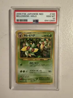 Pokemon Bellossom Holo PSA 10 Japanese Neo - Image 1