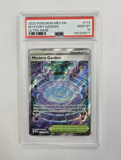 Mega Evolution PSA 10 Mystery Garden Ultra Rare #172/132 PSA 10 Pokemon TCG - Image 1