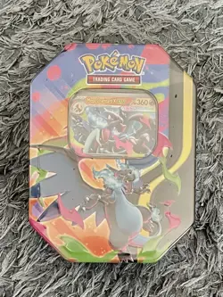 Pokemon - Mega Charizard ex Tin X - Phantasmal Flames - New & Sealed - Image 1