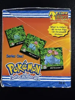 Pokemon Booster Box Action Flipz Series One! 24 Packs Lenticular Cards - Image 3