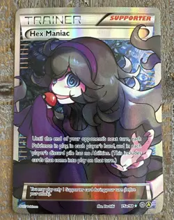 2017 Pokemon XY Alternate Art Promos Hex Maniac Full Art LP 75a/98 - Image 1