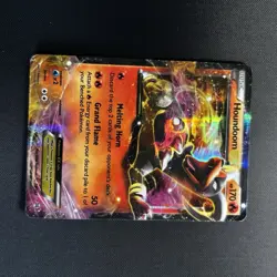 Pokemon Houndoom EX 21/162 Breakthrough Ultra Rare Holo Beast 170HP Basic 2015 - Image 1