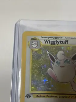 1st Edition Wigglytuff #16 Holo Pokemon Jungle Set LP - Image 3