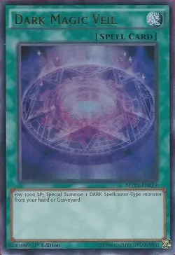 Dark Magic Veil - MVP1-EN019 - Ultra Rare - 1st Edition Near Mint Yugioh Card - Image 1