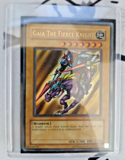 Yu-Gi-Oh! TCG : Gaia The Fierce Knight - LOB-006! ULTRA RARE! - Image 1