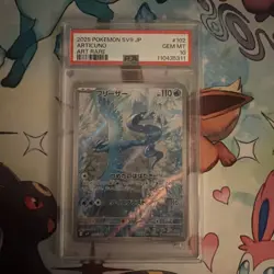 PSA 10 Articuno 102/100 AR SV9 Battle Partners Japanese Pokemon Card GEM MINT - Image 1