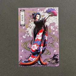 M641 Nico Robin Holo Wano Country Japanese One Piece Wafer Card - Image 1