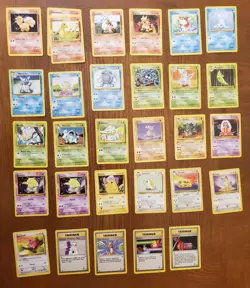 Lot of 30 Pokemon Base Set 2 Vintage Cards WOTC Common Uncommon LP Pikachu - Image 1