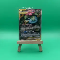 Pokemon Venusaur & Snivy GX TAG TEAM SM229 Promo Holo Basic Grass Card - Image 1