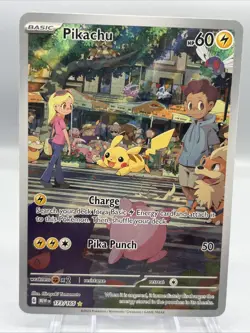 Pikachu 173/165 Sv: Scarlet & Violet 151 (MEW) Holo Pokemon Card, NM - Image 1