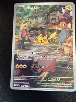 Pikachu 173/165 Sv: Scarlet & Violet 151 (MEW) Holo Pokemon Card, NM - Image 3
