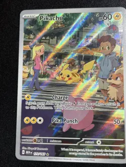 Pikachu 173/165 Sv: Scarlet & Violet 151 (MEW) Holo Pokemon Card, NM - Image 4