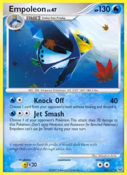 Empoleon 26/127 Platinum Pokemon Card LP - Image 1