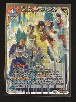 Dragon Ball Super Card Game Universe 7 Powers Combined SR Foil Card BT20-140 - Image 1