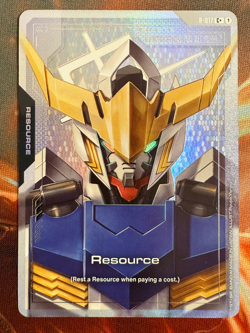 Gundam TCG Card Game Dual Impact Foil Resource GD02 C+ R-017 Gundam Barbatos 1st - Image 1