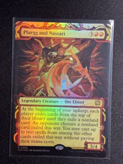 MoM The Aftermath Plargg and Nassari (Showcase Foil) #68 MTG NM - Image 1