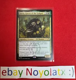 1x NM MTG Savra, Queen of the Golgari - RVR - Image 1