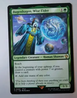 MTG - Final Fantasy: Bugenhagen, Wise Elder (0066) - Rare - Near Mint - Image 1