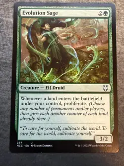 Evolution Sage Streets of New Capenna Commander LP MTG - Image 1