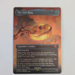 Wizards of the Coast The One Ring Borderless Foil Mythic MTG 748 EN - Image 1