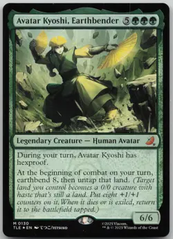 MTG Avatar Kyoshi, Earthbender Foil NM Avatar: The Last Airbender: Magic 130 - Image 1