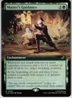 MTG Master's Guidance Extended Art Foil NM Avatar: The Last Airbender Magic 206 - Image 1
