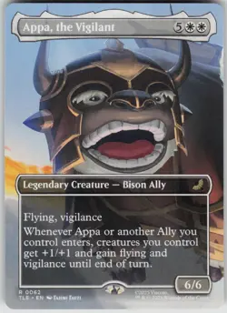 MTG Appa the Vigilant Borderless Normal NM Avatar: The Last Airbender: Magic 62 - Image 1