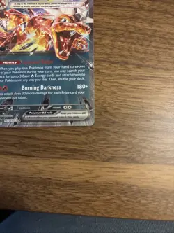 Pokemon TCG Charizard EX Holo Card Obsidian Flames Ultra Rare 125/197 - Image 2