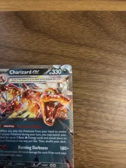 Pokemon TCG Charizard EX Holo Card Obsidian Flames Ultra Rare 125/197 - Image 3