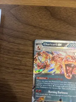 Pokemon TCG Charizard EX Holo Card Obsidian Flames Ultra Rare 125/197 - Image 4