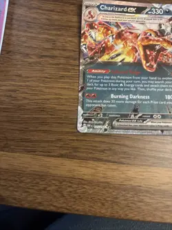 Pokemon TCG Charizard EX Holo Card Obsidian Flames Ultra Rare 125/197 - Image 5