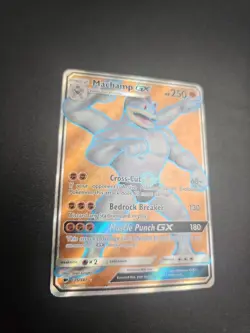 Pokemon Card Machamp GX 135/147 Full Art Sun & Moon Burning Shadows NM - Image 1