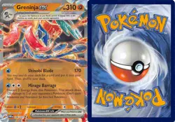 Greninja ex 106/167 Double Rare Twilight Masquerade Pokemon Reverse Holo NM - Image 3
