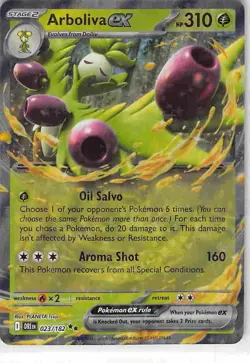 Arboliva ex 023/182 Double Rare Destined Rivals Pokemon NM - Image 1