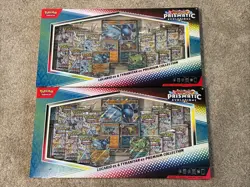 2x Sam's Club Pokemon Prismatic Evolutions LUCARIO ex & TYRANITAR ex (28 packs) 820650856716 - Image 1