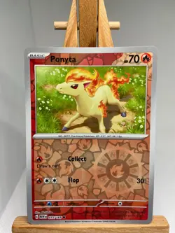 Ponyta - Reverse Holo - Scarlet & Violet 151 077/165 - MINT - Pokemon - Image 1