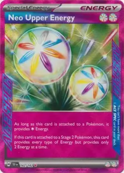 POKEMON TCG Neo Upper Energy - 162/162 - Ace Rare NM - Image 1