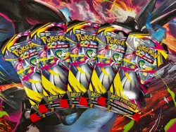 Pokemon Mega Evolution Sleeved Booster Packs (5) - Mega Gardevoir - Image 1