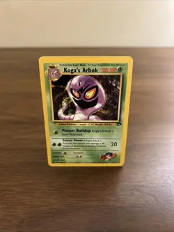 Koga’s Arbok 25/132 Gym Challenge Unlimited Regular Rare VTG Pokemon TCG - Image 1