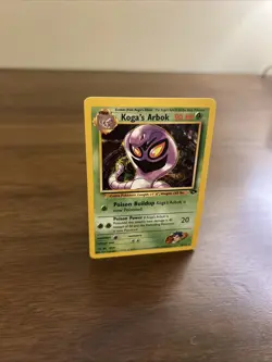 Koga’s Arbok 25/132 Gym Challenge Unlimited Regular Rare VTG Pokemon TCG - Image 2