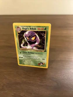 Koga’s Arbok 25/132 Gym Challenge Unlimited Regular Rare VTG Pokemon TCG - Image 3