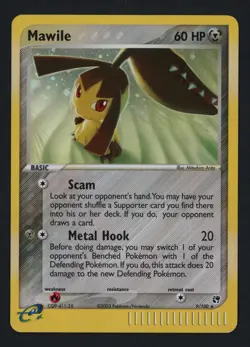 Mawile 9/100 Sandstorm Holo Rare Pokemon TCG - Image 1