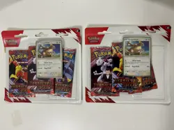 Pokemon Scarlet & Violet Destined Rivals 3 Pack Blister Kangaskhan 2 quantity - Image 1